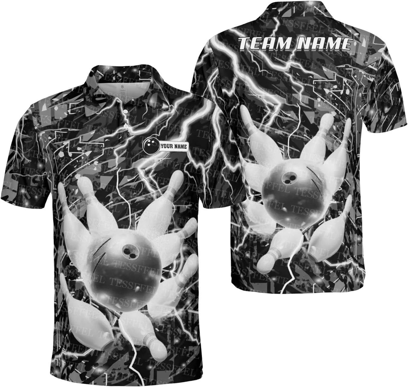Benutzerdefinierte Name Graffi – Short Sleeve Bowling Shirt Retro Bewertung und Preis