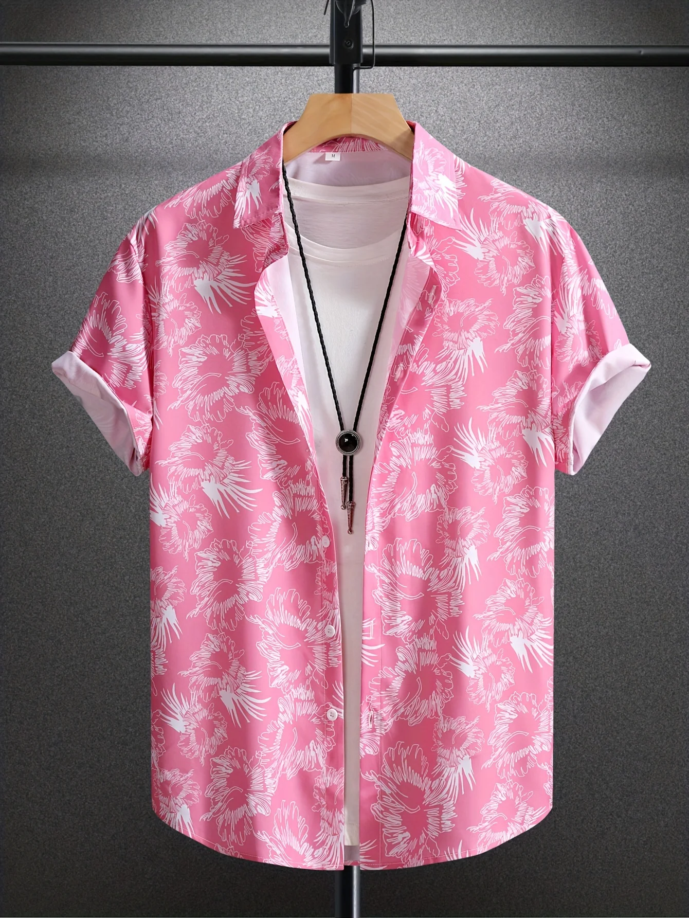 Herren Multi-Style Hellblaues  – Vintage Hawaiian Floral Shirt Bewertung und Preis