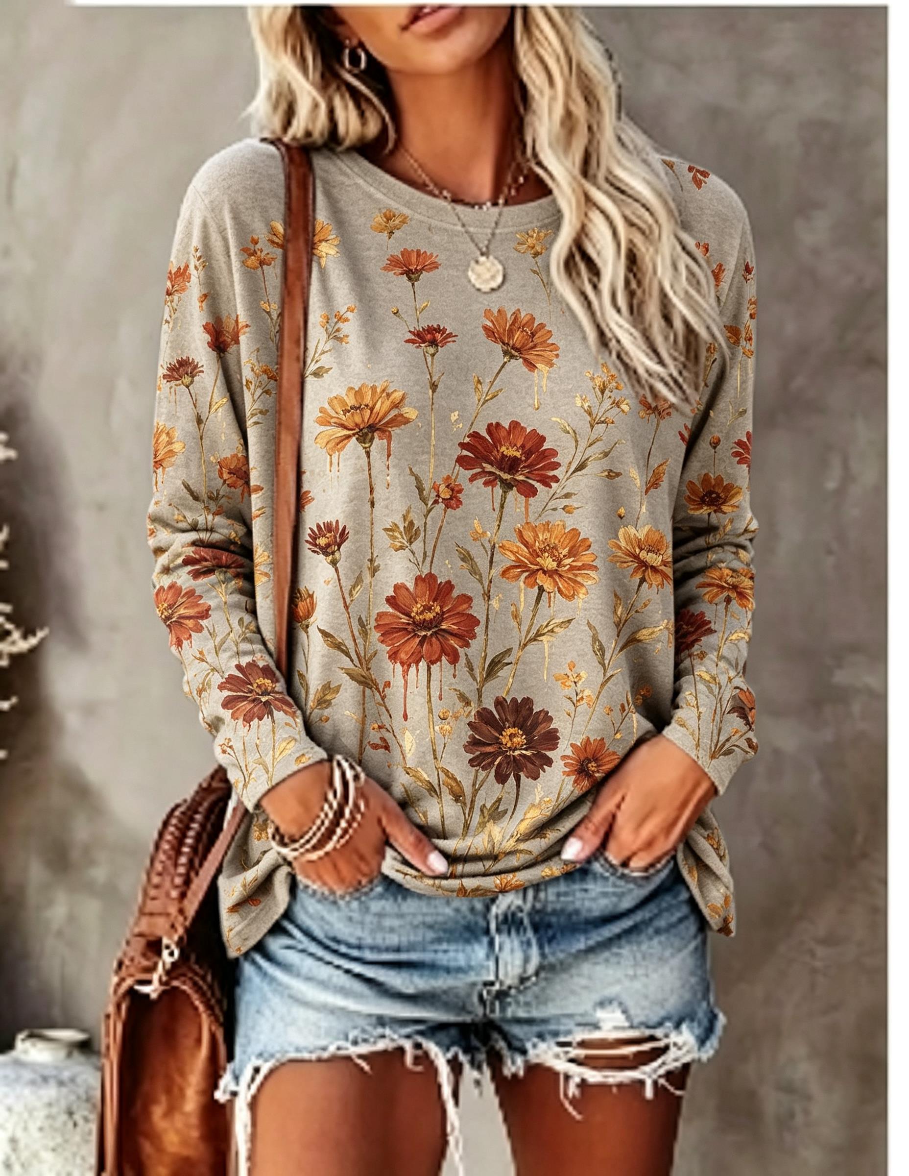 Damen Langarm-T-Shirt mit Ölge – T-Shirts Bewertung und Preis