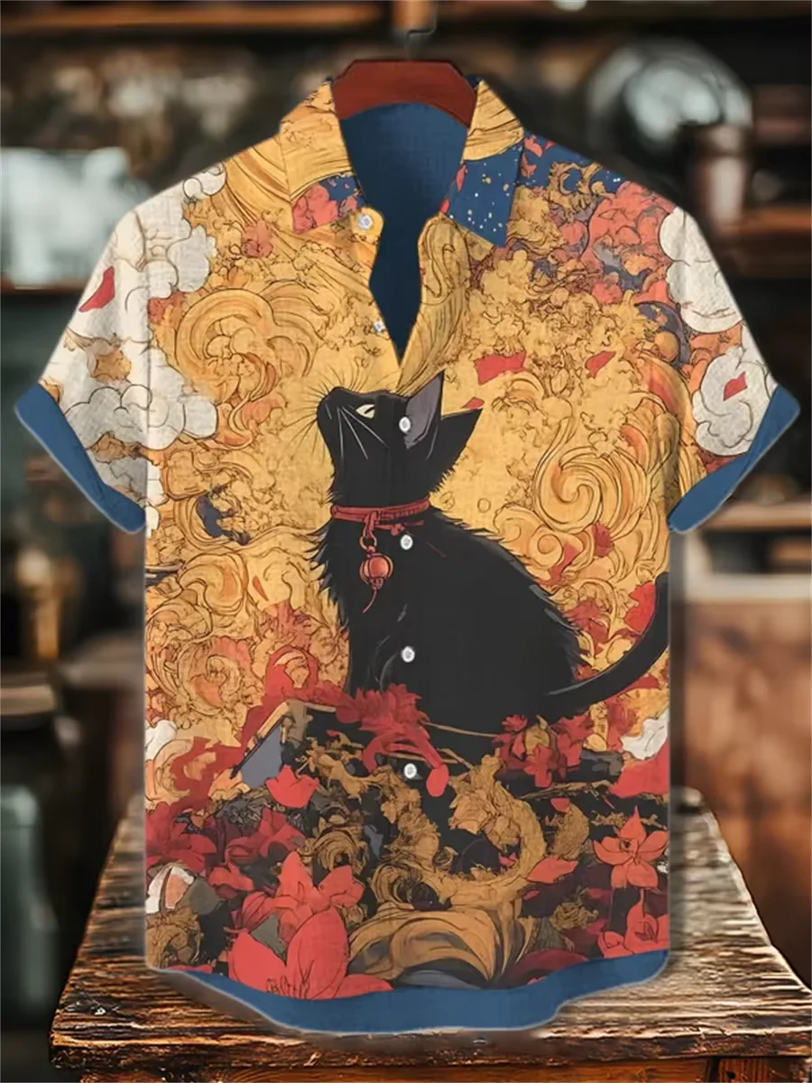 Herren-Hawaiihemd mit kurzen Ä – Vintage Hawaiian Floral Shirt Bewertung und Preis