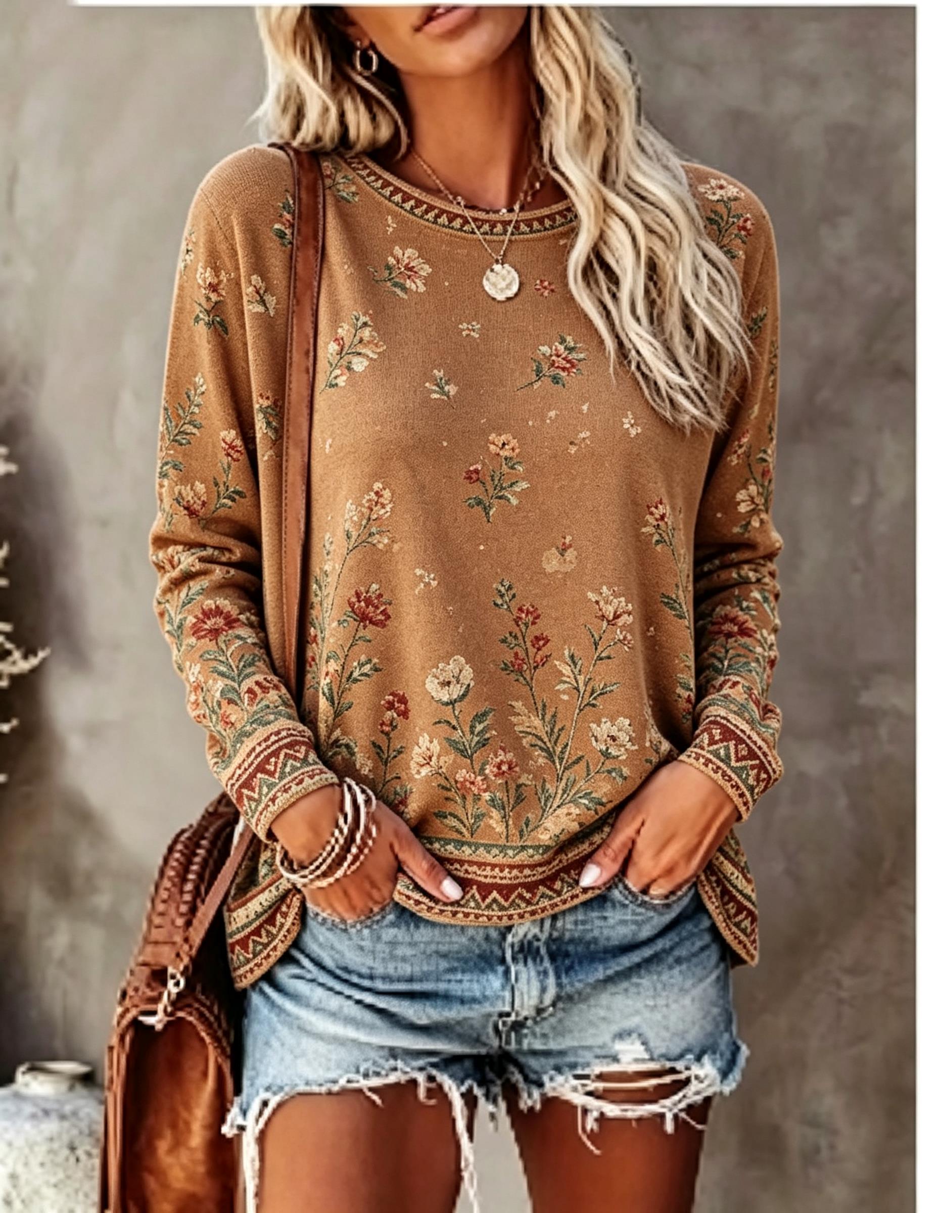 Damen-T-Shirt mit Rundhalsauss – T-Shirts Bewertung und Preis