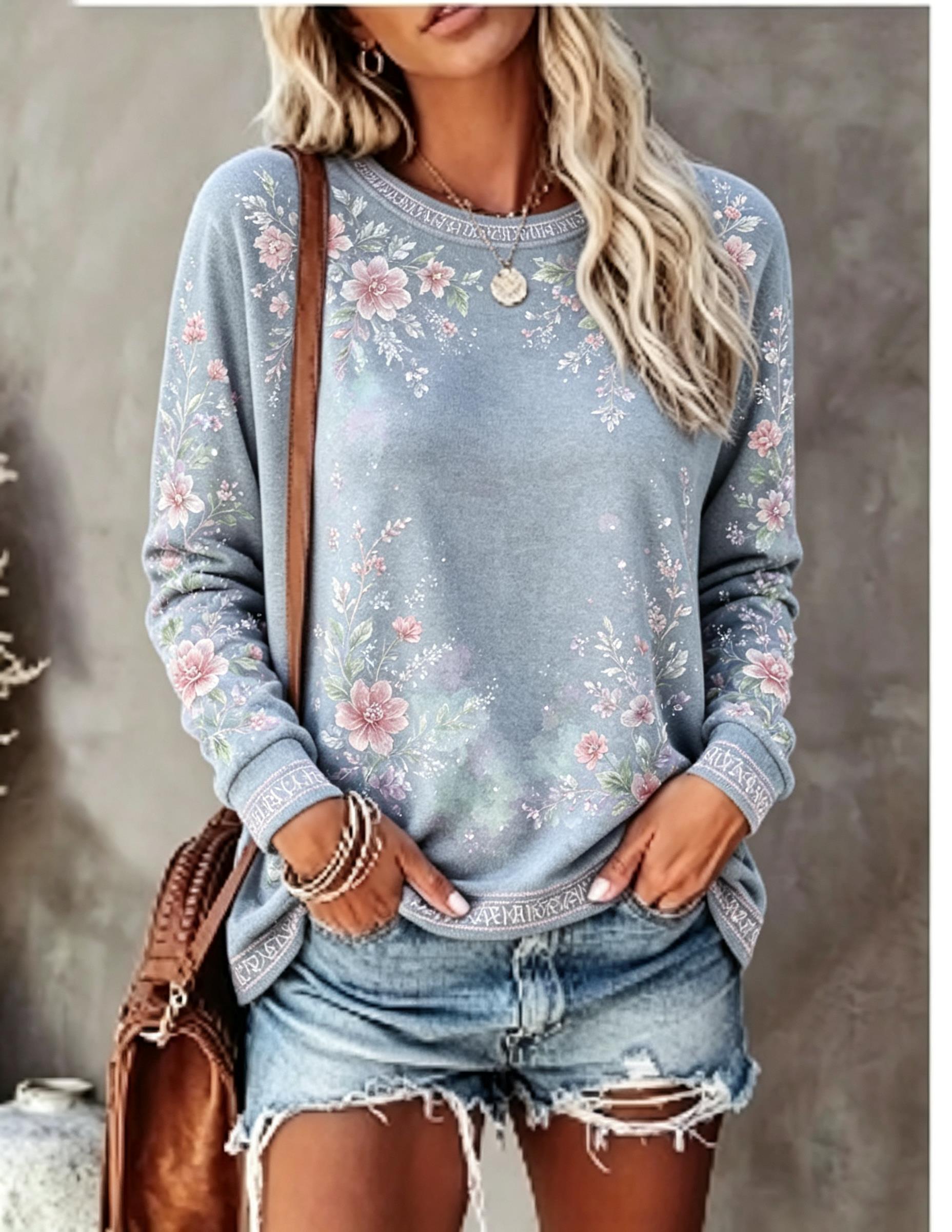 Damen-T-Shirt mit Rundhalsauss – T-Shirts Bewertung und Preis